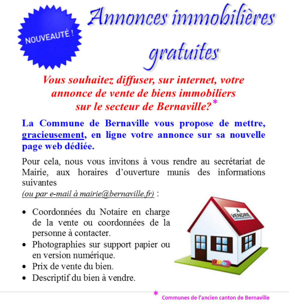 Annonces Immobilières | Commune De Bernaville